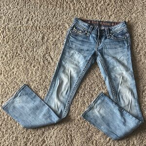 Rock Revival Women's Faded Blue Boot Cut Jeans